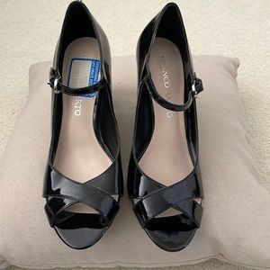 Franco Sarto Ladies Peep Toe Wedge Mary Janes